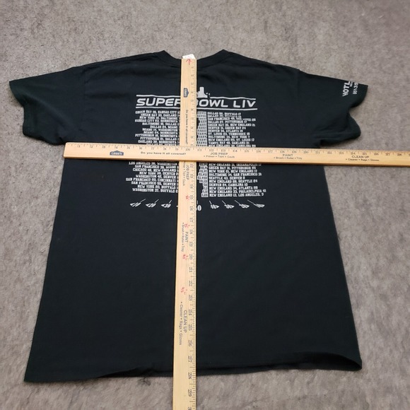 Kansas City Chiefs VS San Francisco 49ers Shirt Mens L Black Football Super Bowl - Picture 6 of 9